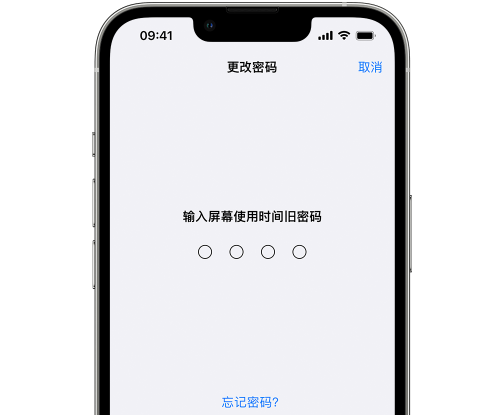 新盈镇iPhone屏幕维修分享iPhone屏幕使用时间密码忘记了怎么办 