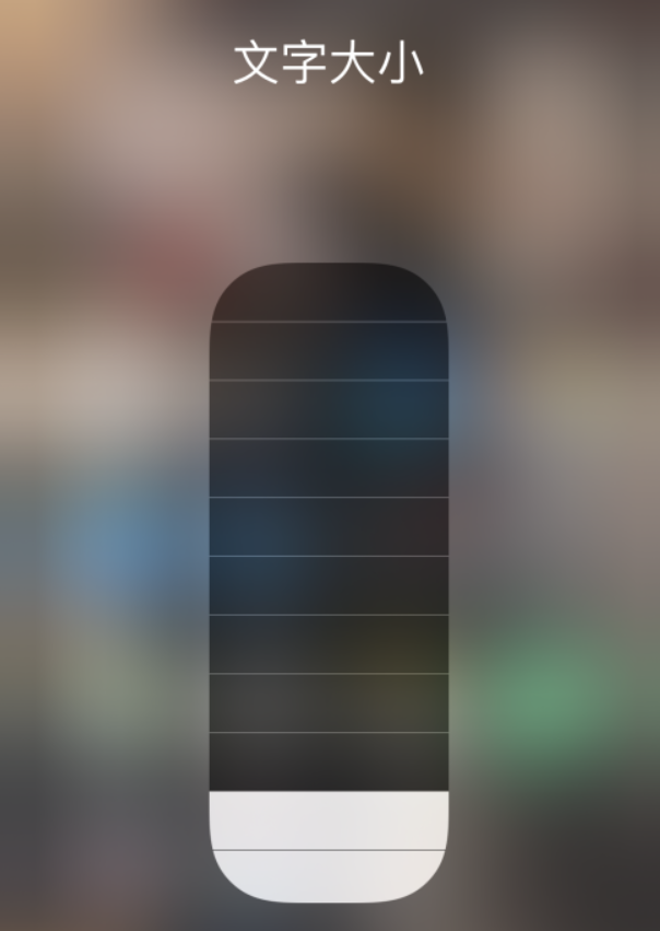 新盈镇苹果手机维修分享小技巧：在 iPhone 控制中心快速调节字体大小 